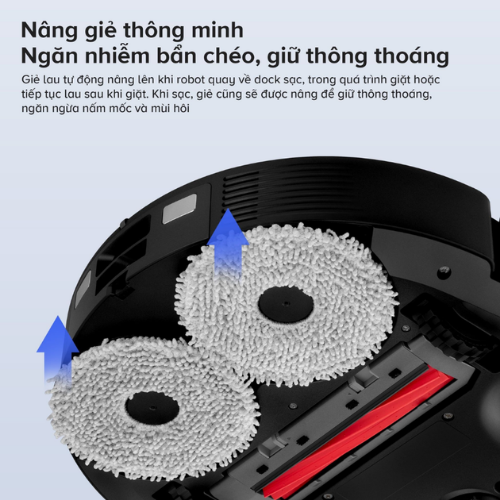 Robot hút bụi lau nhà Roborock Q Revo S Pro - Nâng giẻ lau thông minh