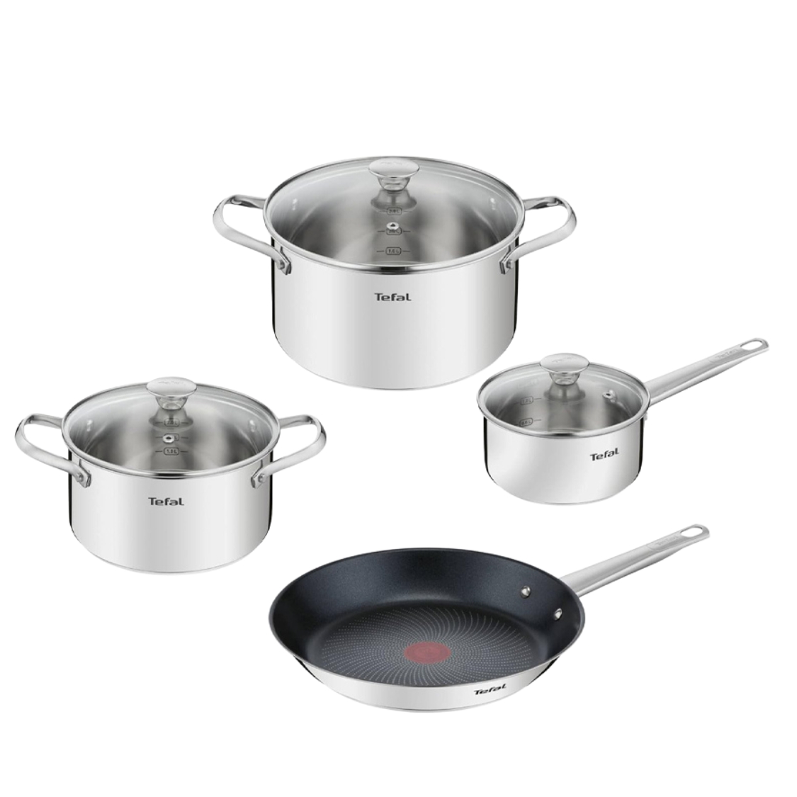 Bộ nồi chảo inox Cook Eat 16/20/24/28 (B922S784)