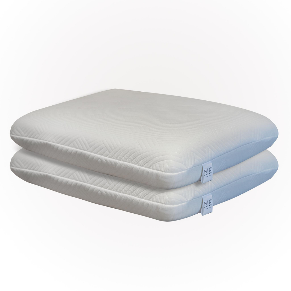 Gối hỗ trợ ngủ ngon cao su non Memory Foam Nin House Supportive 60x40x12cm