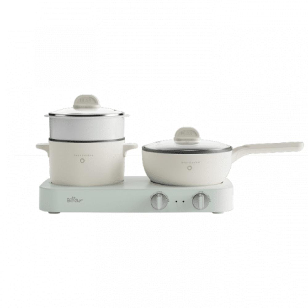 Bếp điện đôi đa năng kèm nồi chảo Bear SB-BD02N