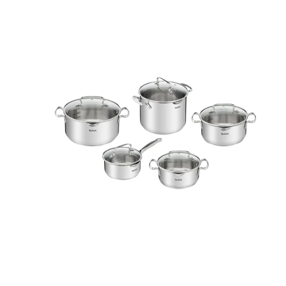 Bộ 5 nồi inox Tefal Duetto Plus G719SA55 (quánh 16cm, nồi 18/20/22/24cm)