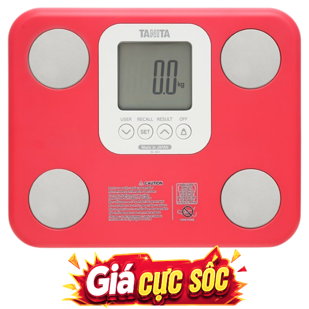Cân điện tử Tanita BC859 PK20 (màu hồng)