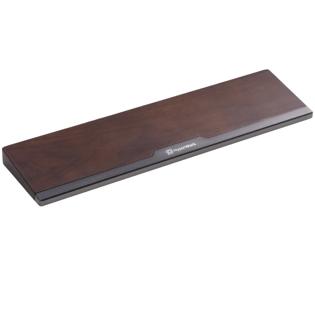 Kê tay HyperWork Hybrid gỗ óc chó kết hợp nhôm CNC 30 cm HPW-WR01-ALW-30L-BRW V1