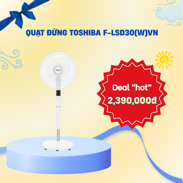 Quạt đứng Toshiba F-LSD30(W)VN