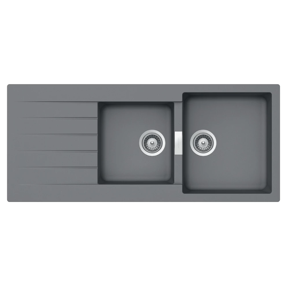 Bồn rửa chén bằng đá Hafele Antonius HS-GDD11650/ 570.35.570 màu xám