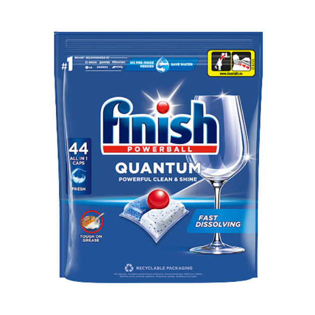 Viên rửa chén Finish Quantum All in 1 44