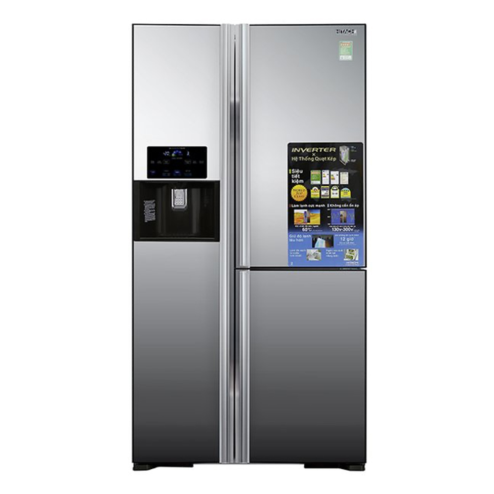 Tủ lạnh side by side Hitachi inverter 584 lít R-FM800GPGV2X(MIR)