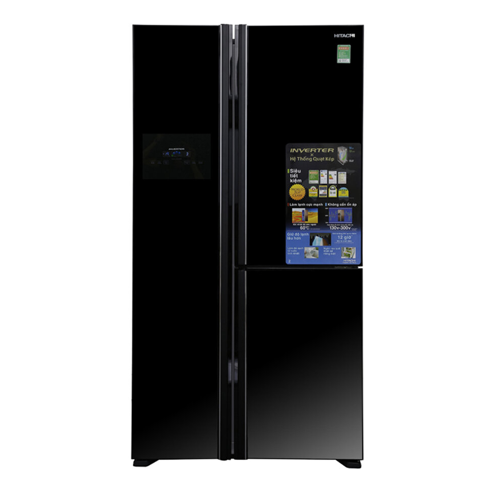 Tủ lạnh side by side Hitachi inverter 605 lít R-FM800PGV2(GBK)