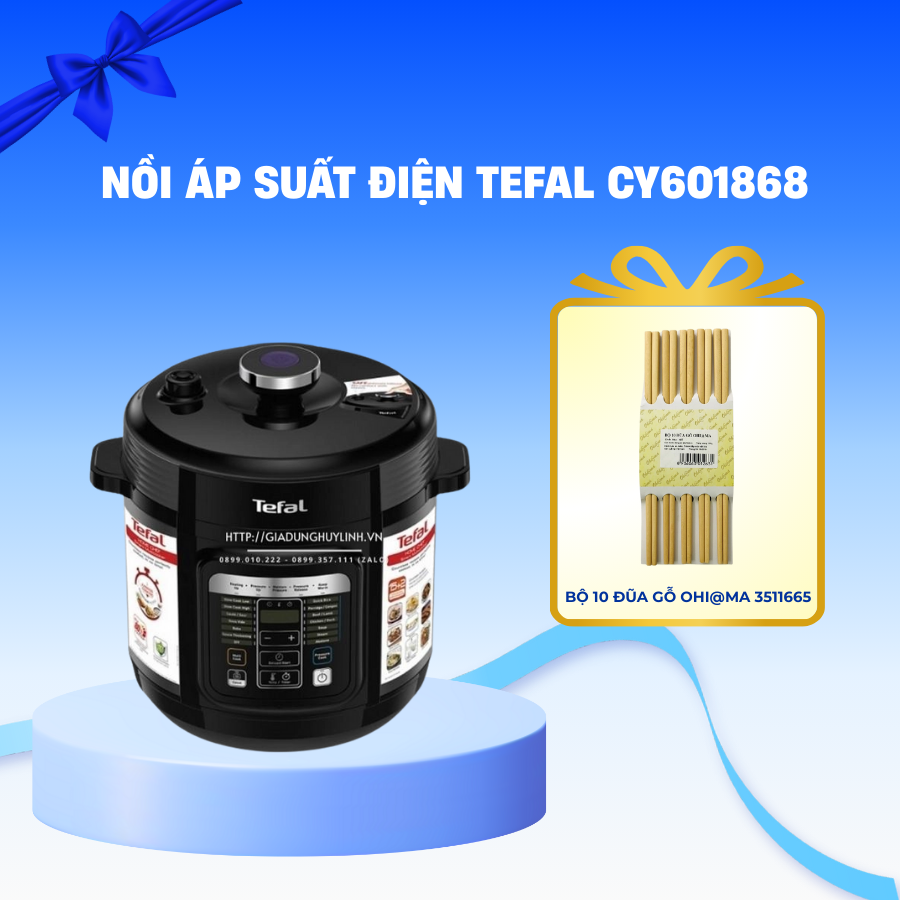 Nồi áp suất điện Tefal CY601868
