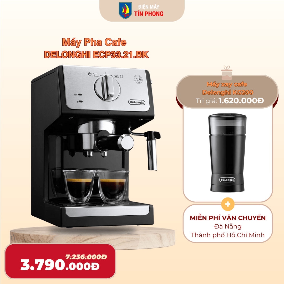 Máy Pha Cafe Delonghi ECP33.21.BK