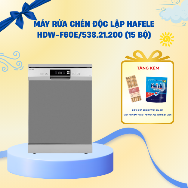 Máy rửa chén độc lập Hafele HDW-F60E/538.21.200 (15 bộ)