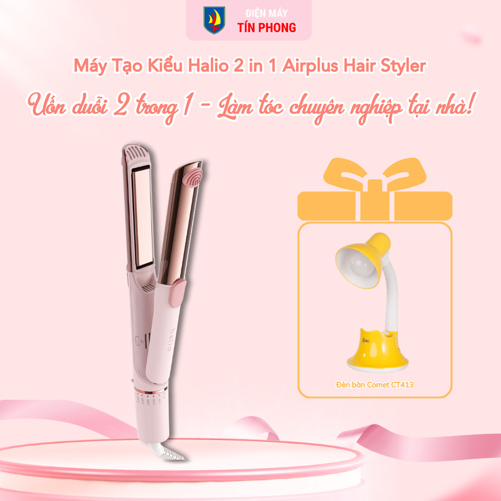 Máy Tạo Kiểu Halio 2in1 Airplus Hair Styler