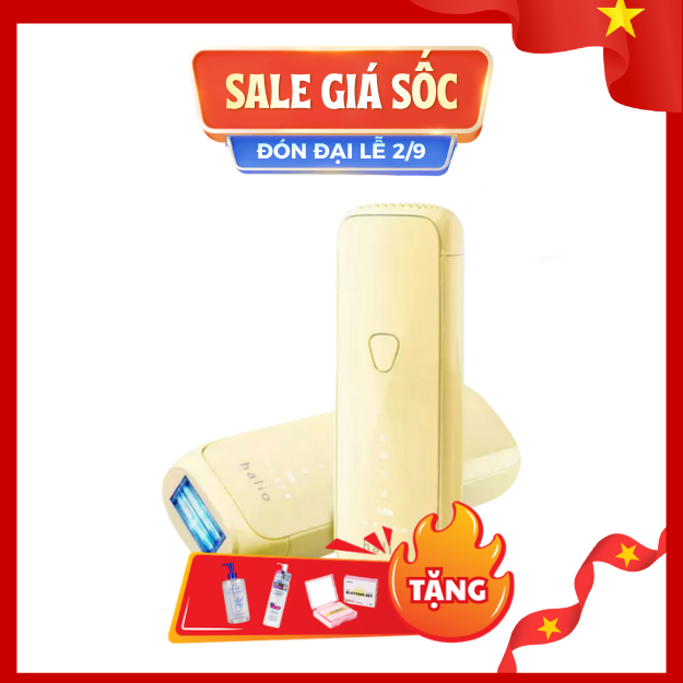 Máy triệt lông Halio SilkGlow IPL Sapphire Cooling Hair Removal Device (vàng)