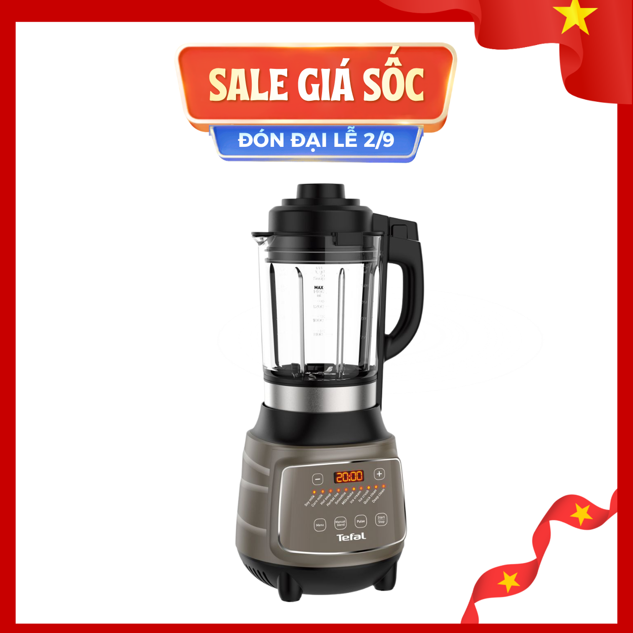 Máy làm sữa hạt sinh tố Tefal BL967B66 1300W