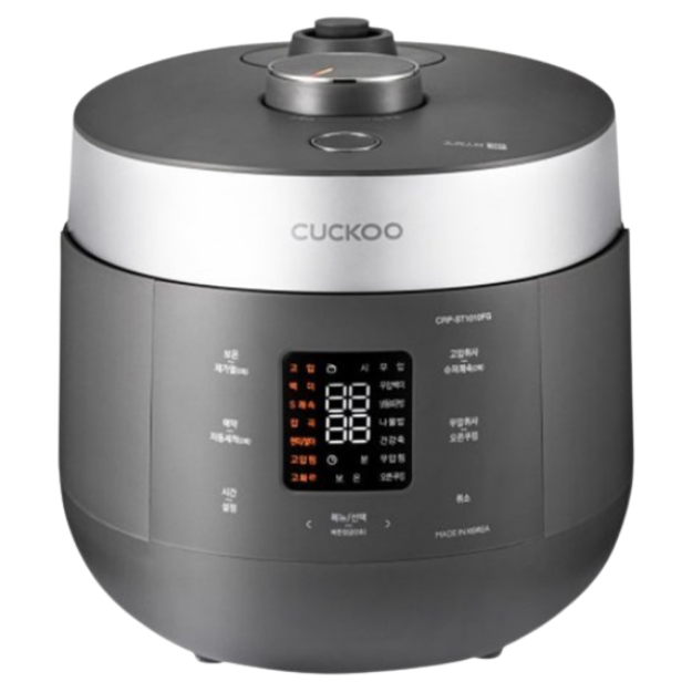 Nồi cơm điện tử áp suất kép Cuckoo CRP-ST0610FG Xám 1.08L