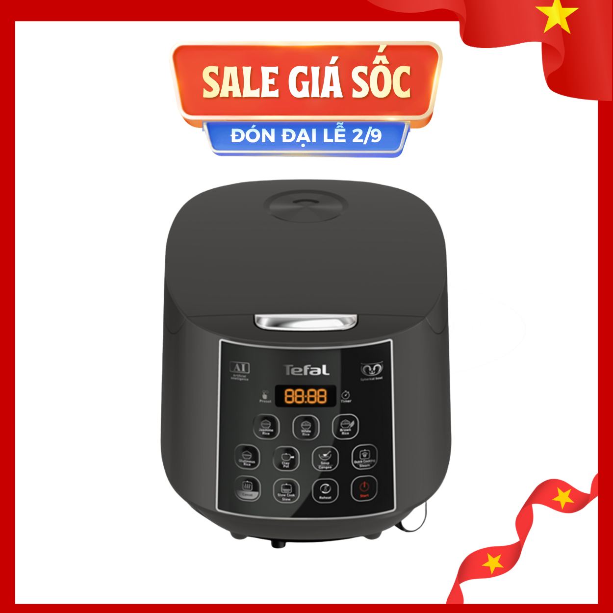 Nồi cơm điện tử Tefal RK736B68 - 1.8L - 750W