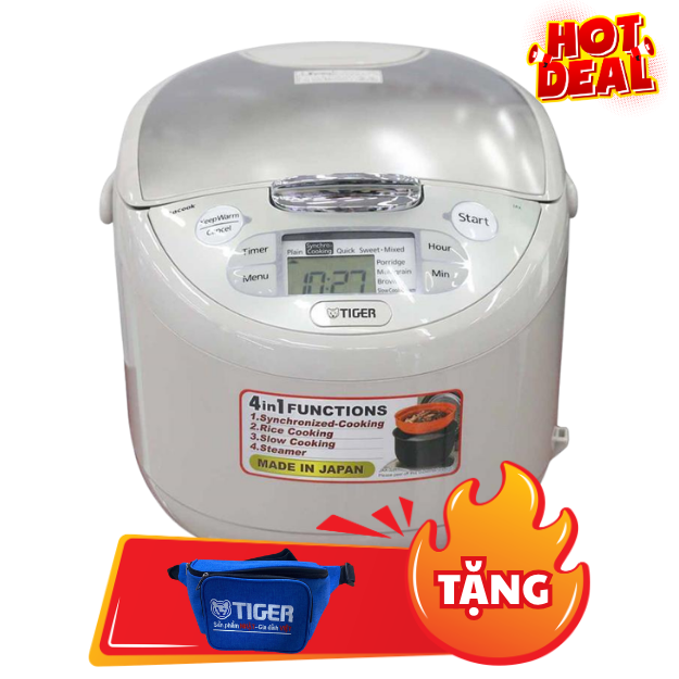 Nồi cơm điện tử Tiger JAX-S18W