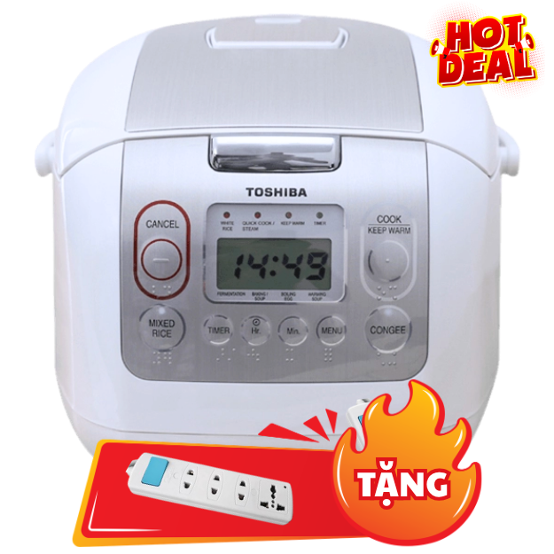 Nồi Cơm Điện Tử Toshiba RC-10NMFVN(WT)
