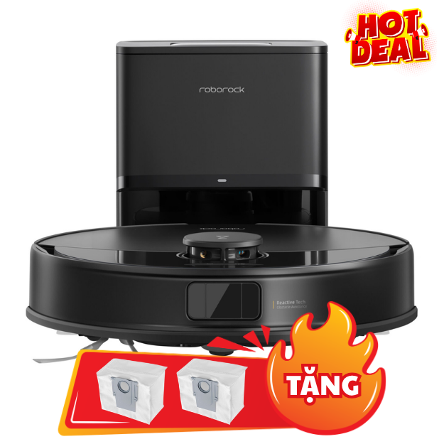 Robot hút bụi lau nhà Roborock Q10PF + (Q10PFP52-00) Đen