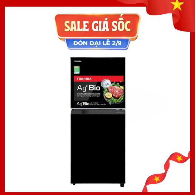 Tủ lạnh Toshiba inverter 180 lít GR-B22VU(UKG)