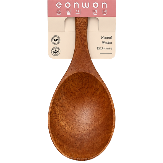 Vá soup trung gỗ xà cừ Eonwon 23cm VA-EW203