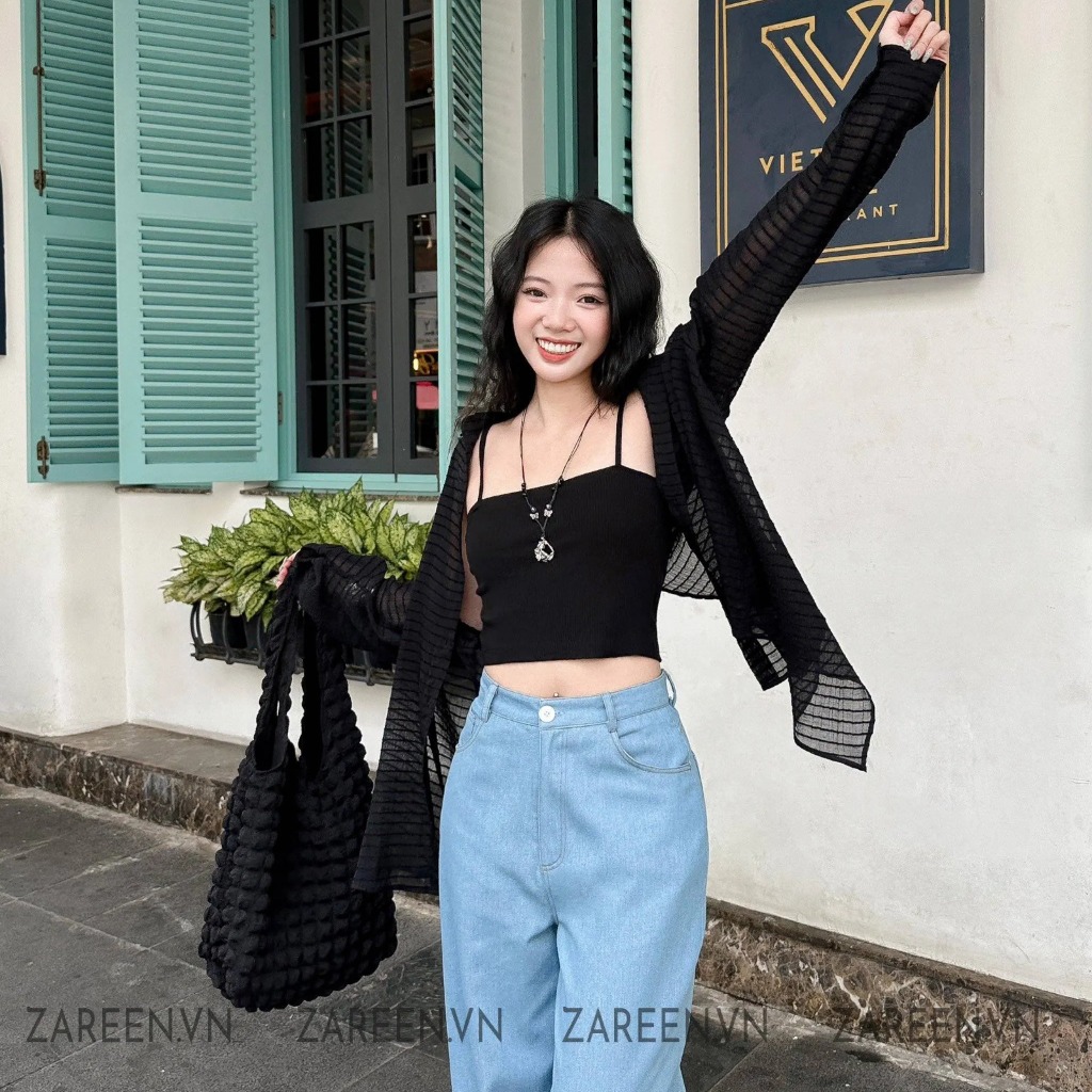 QUẦN JEANS ỐNG RỘNG BASIC ZAREEN JEA148