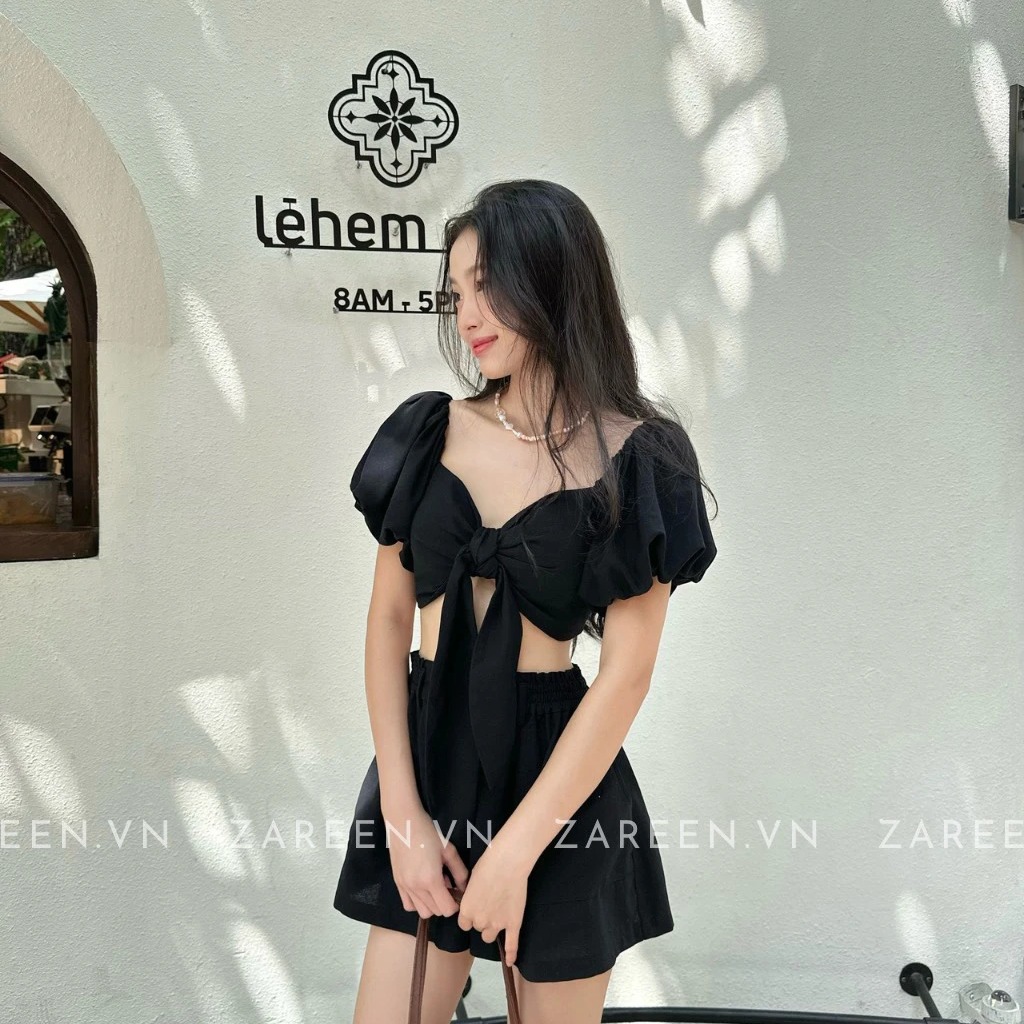 QUẦN SHORT LINEN LƯNG THUN ZAREEN SHO49