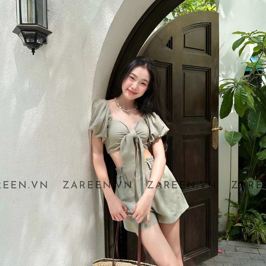 QUẦN SHORT LINEN LƯNG THUN ZAREEN SHO49