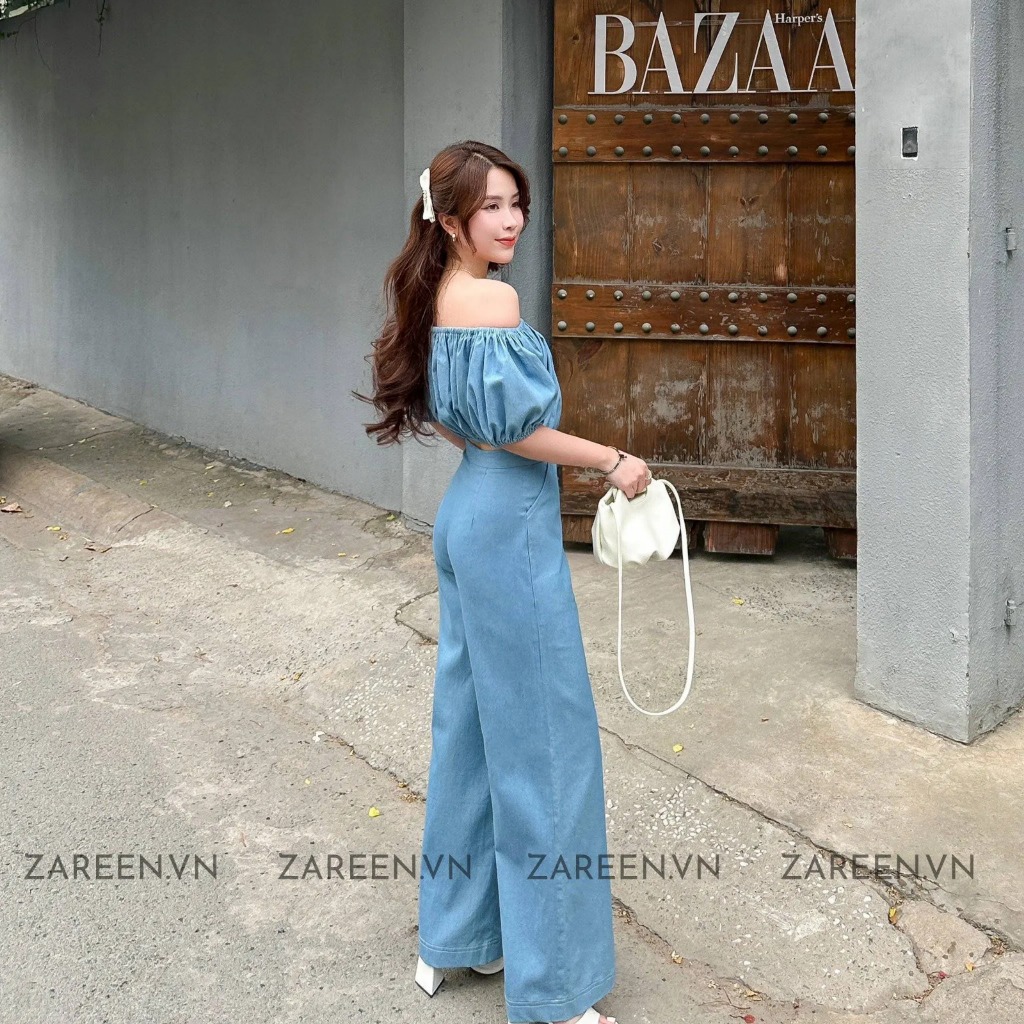 QUẦN TÂY SUÔNG DENIM BASIC ZAREEN TRS25