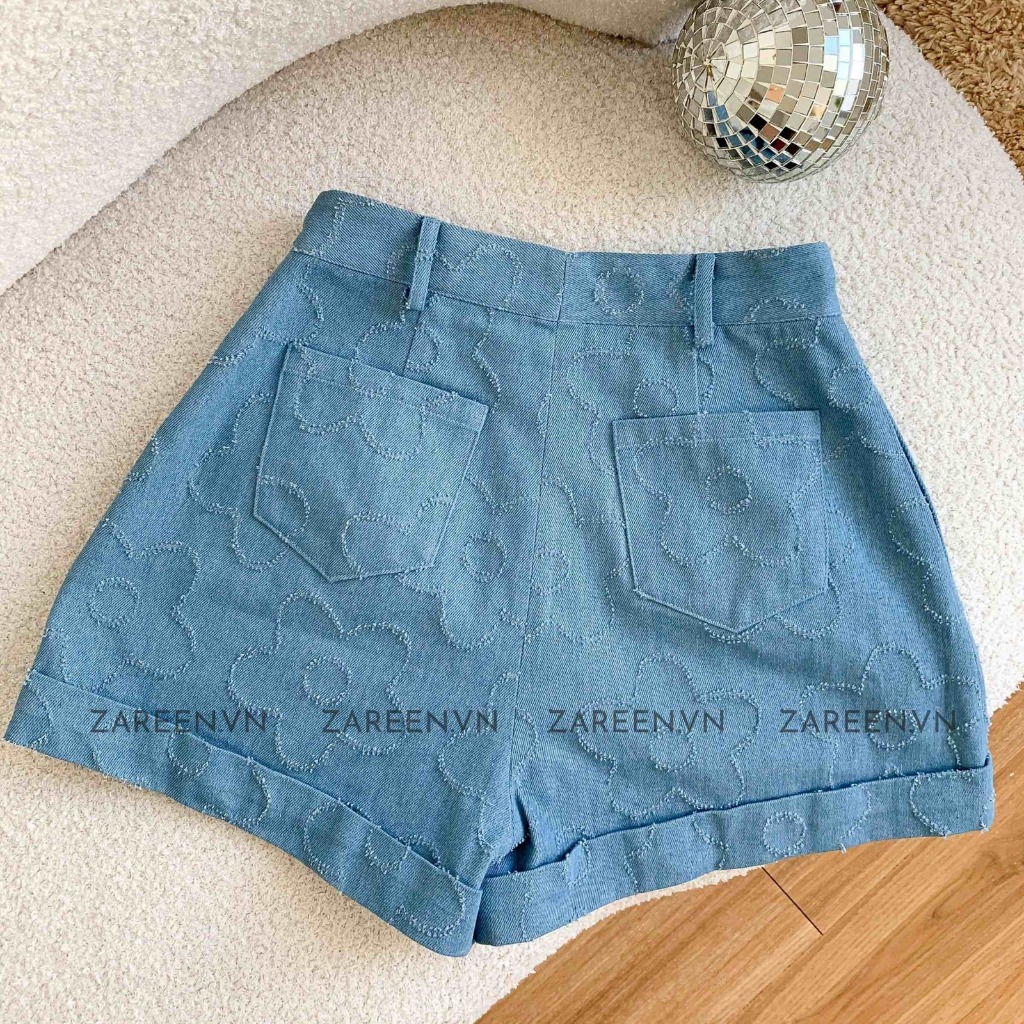 QUẦN SHORT DENIM HỌA TIẾT ZAREEN SHO47