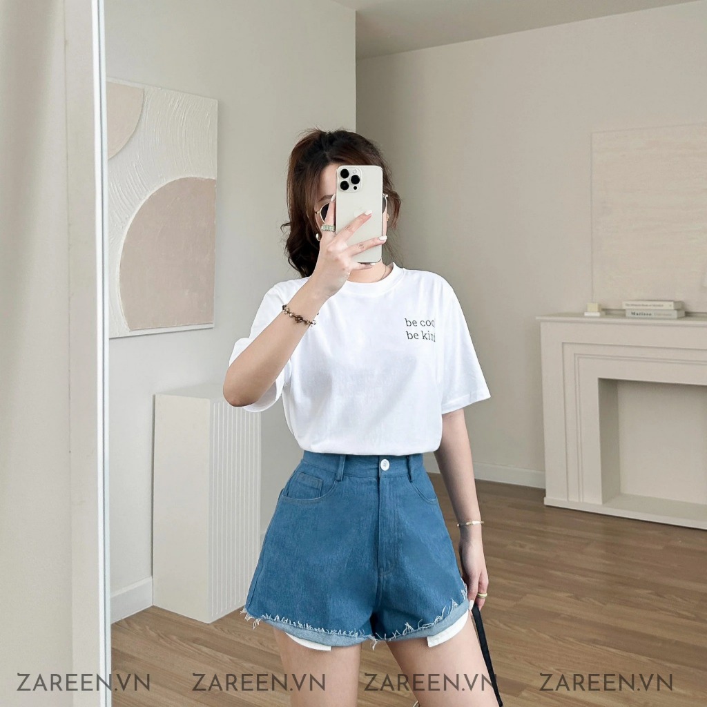 QUẦN SHORT DENIM BASIC ZAREEN SHO46