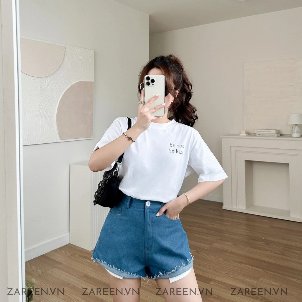 QUẦN SHORT DENIM BASIC ZAREEN SHO46