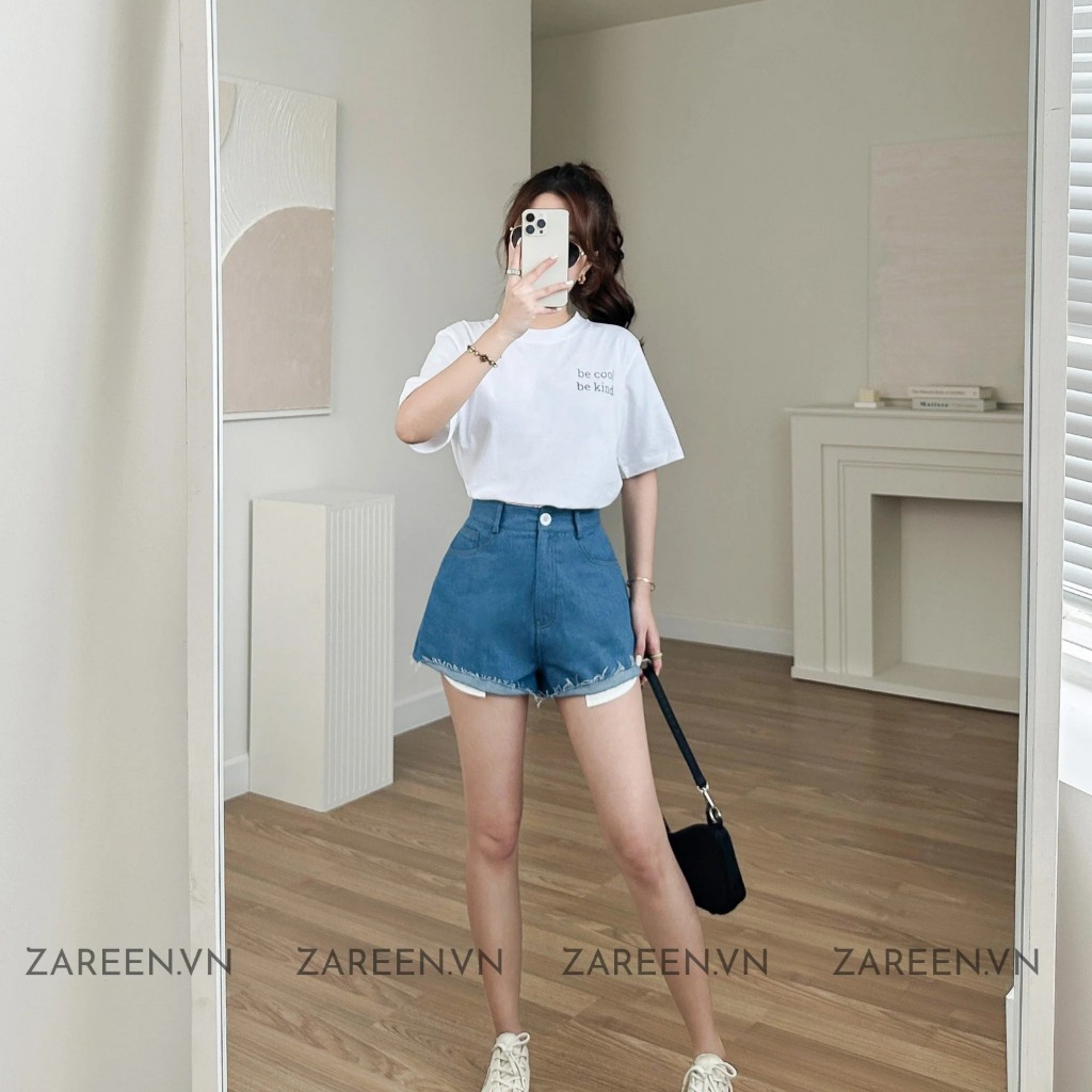 QUẦN SHORT DENIM BASIC ZAREEN SHO46