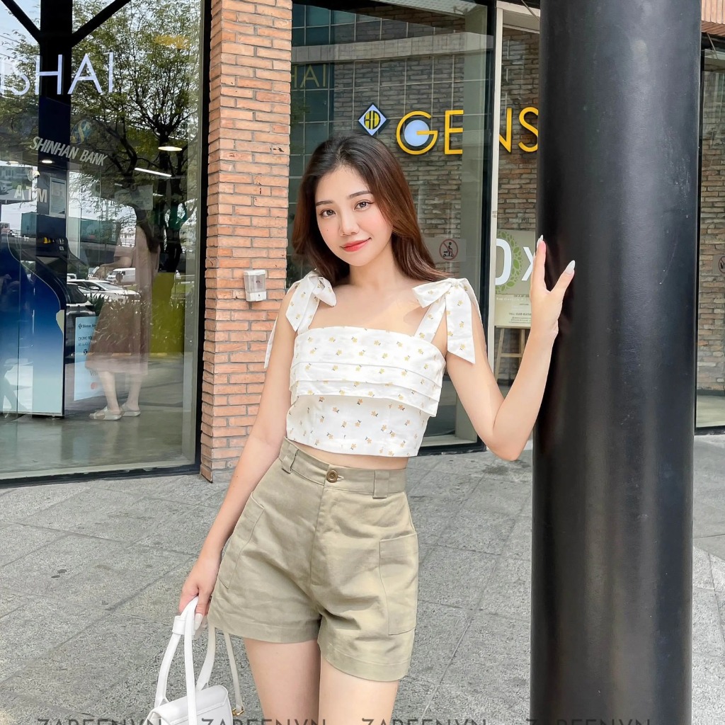 QUẦN SHORT 2 TÚI HÔNG ZAREEN SHO45