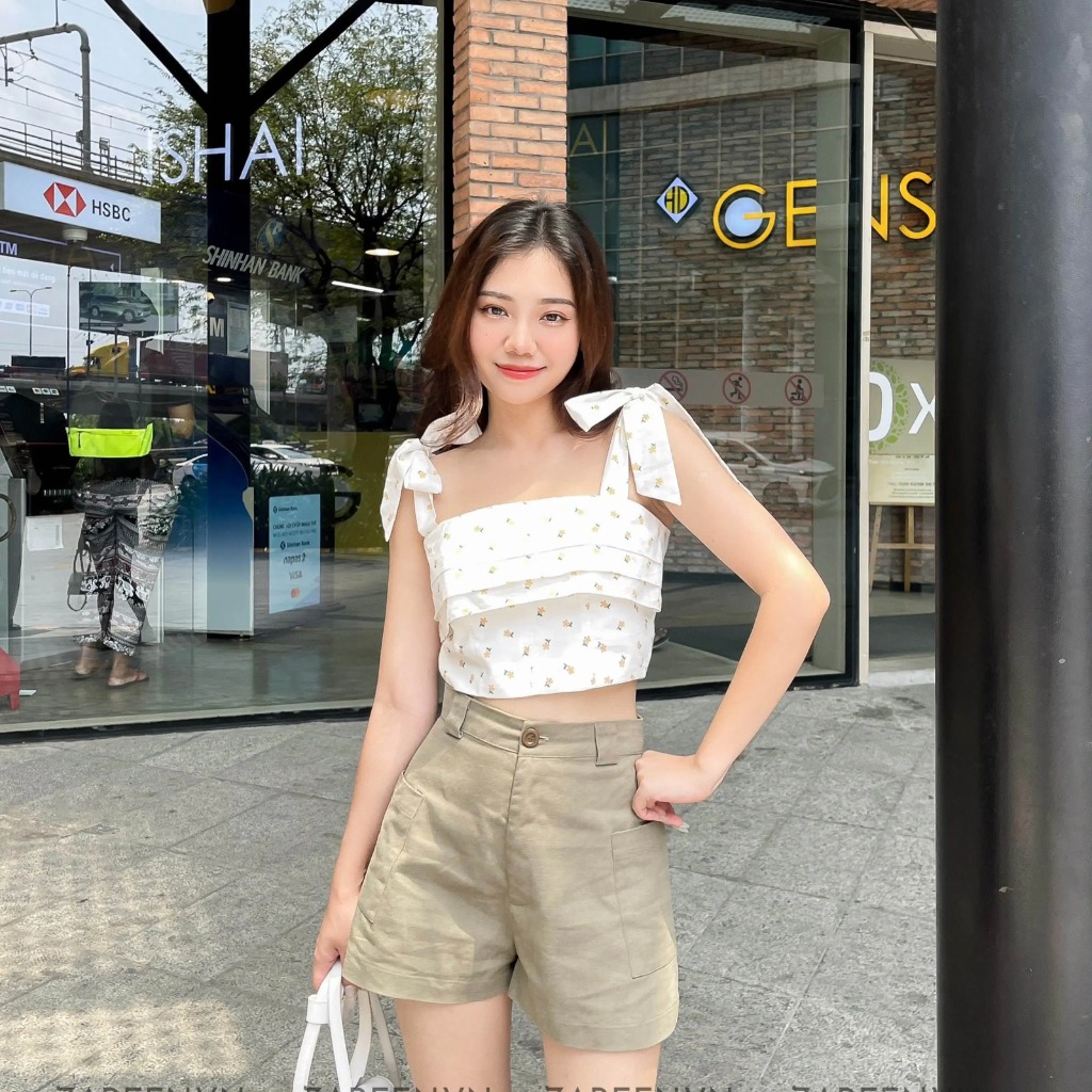 QUẦN SHORT 2 TÚI HÔNG ZAREEN SHO45