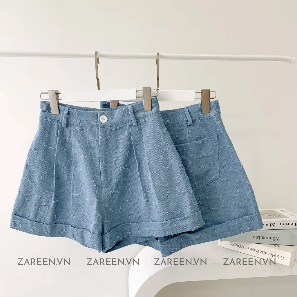 QUẦN SHORT DENIM HỌA TIẾT ZAREEN SHO47