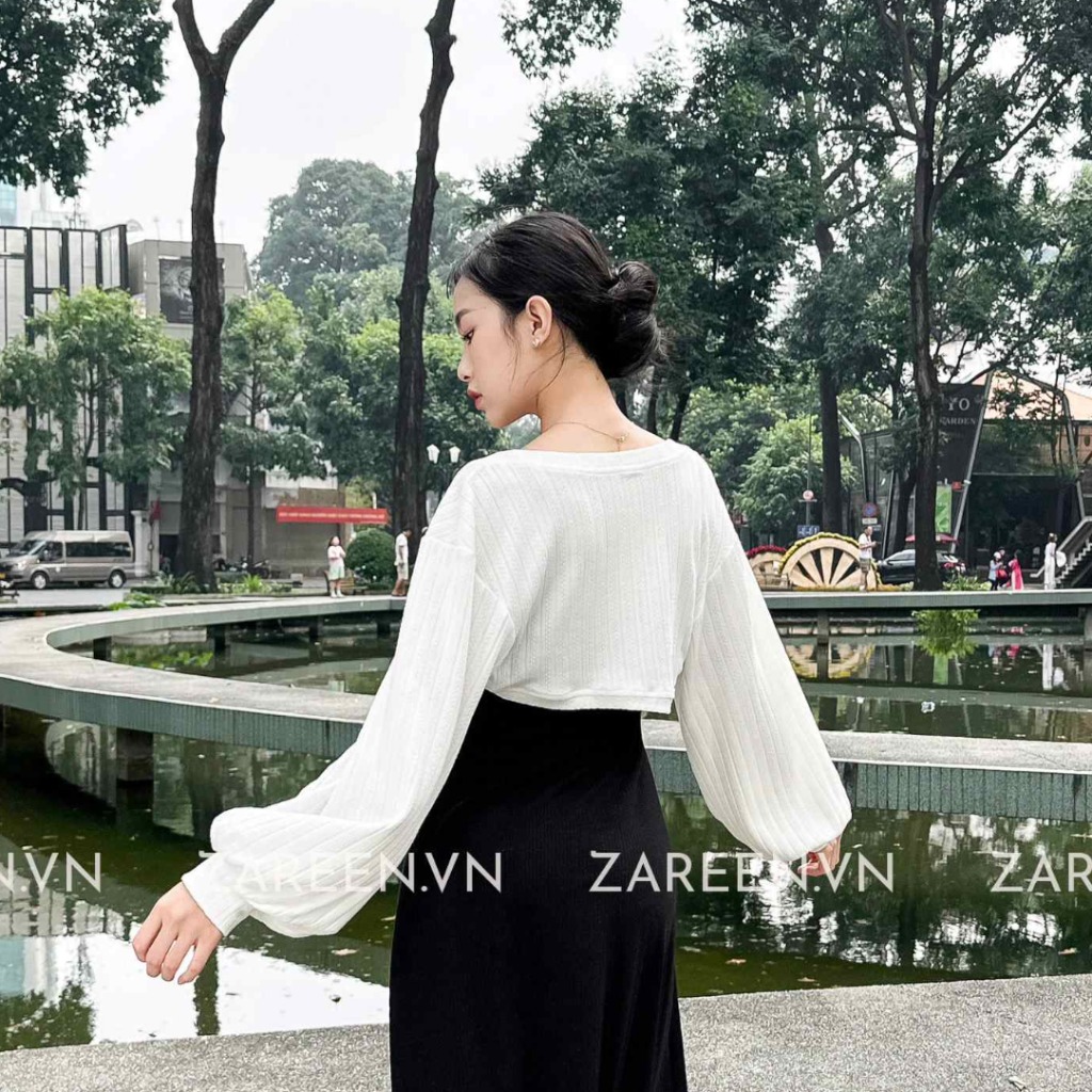 ÁO CARDIGAN CROPTOP BASIC ZAREEN CAR08