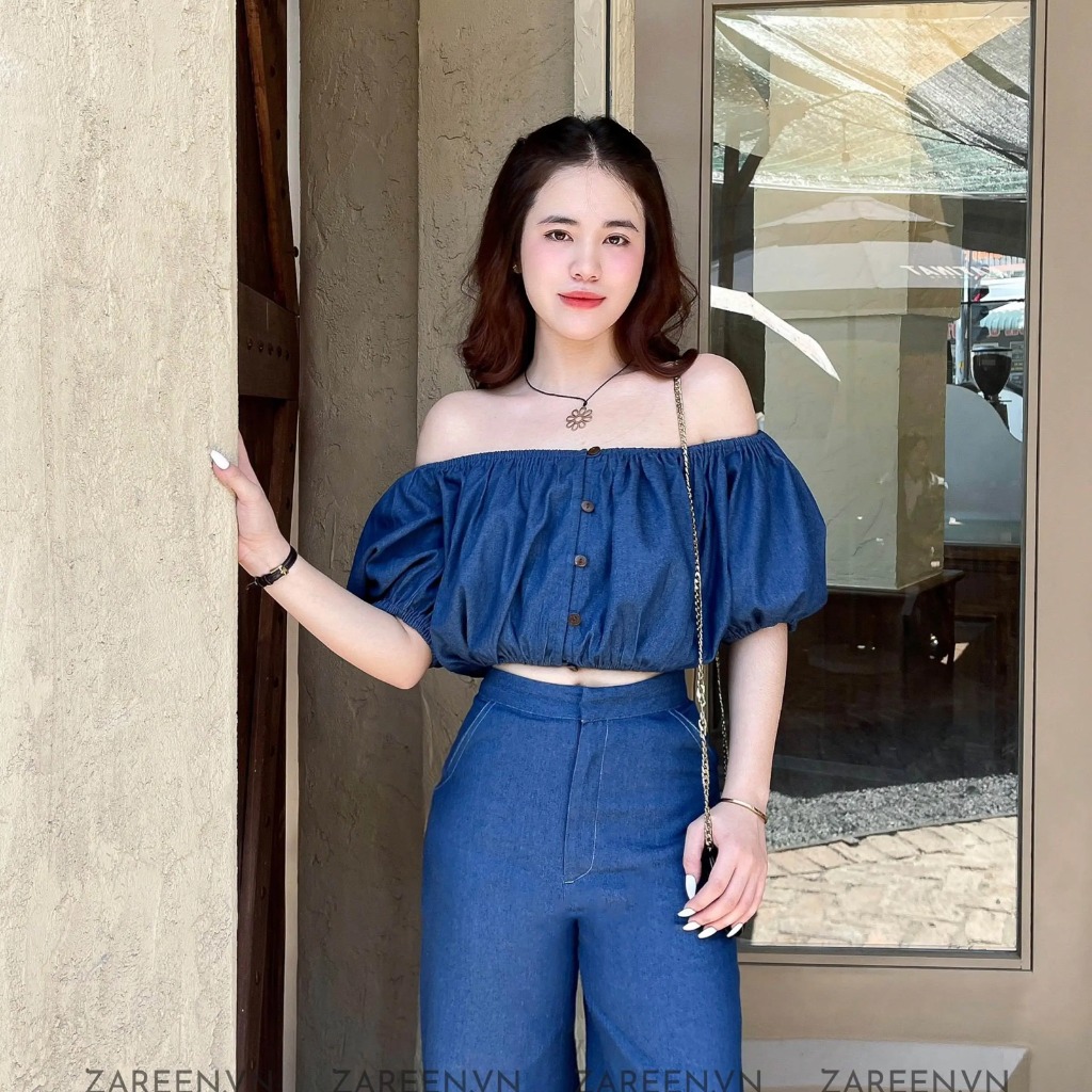 QUẦN TÂY SUÔNG DENIM BASIC ZAREEN TRS25