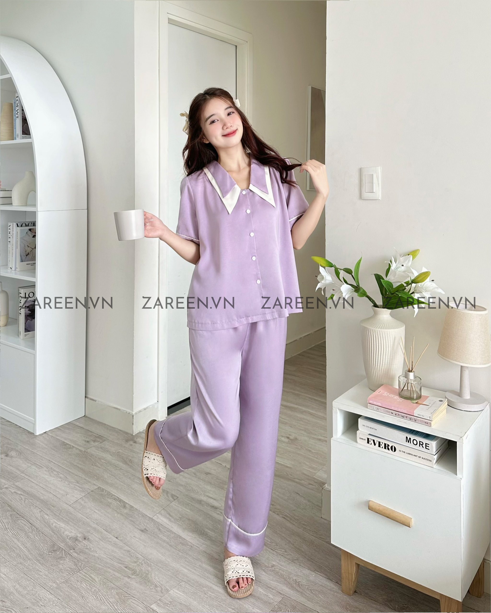 SET ĐỒ NGỦ PIJAMA QUẦN DÀI NGU05