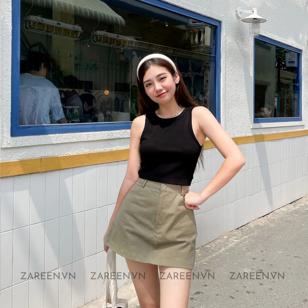 ÁO THUN CROPTOP 3 LỖ ZAREEN OAL04