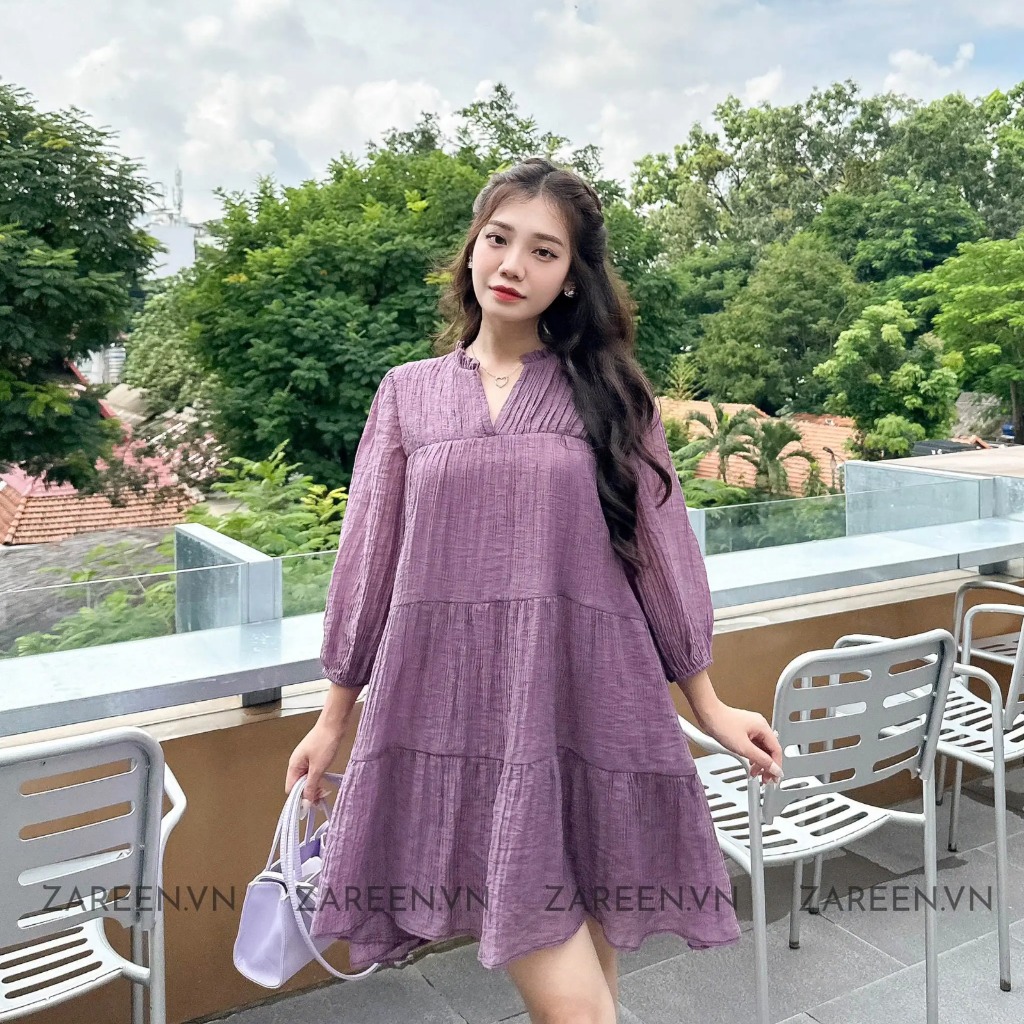 ĐẦM BABYDOLL XẾP LY NGỰC ZAREEN DAX78