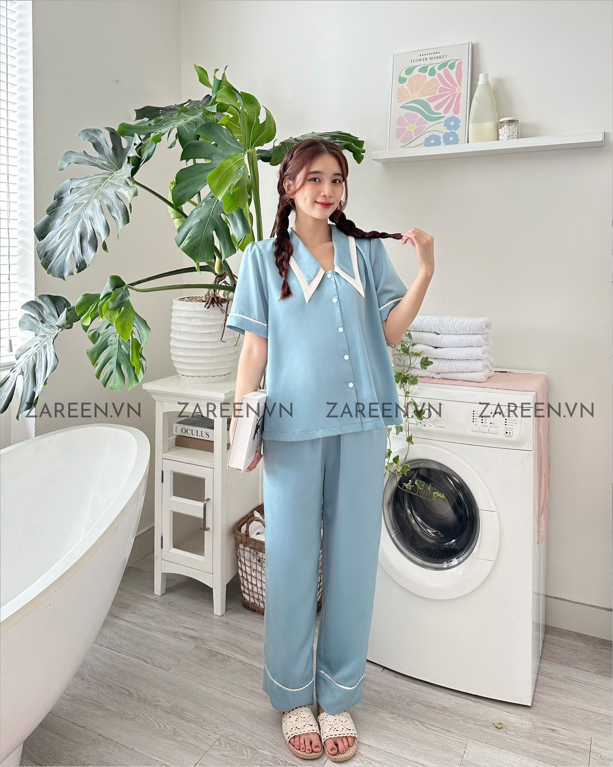 SET ĐỒ NGỦ PIJAMA QUẦN DÀI NGU05