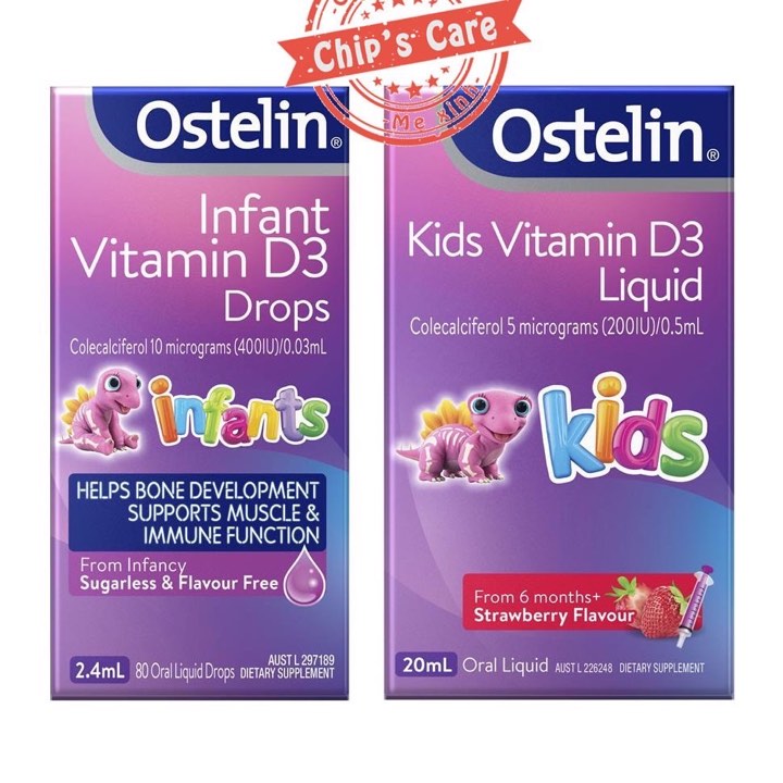 Vitamin D3 Ostelin Bổ Sung D3 Của úc