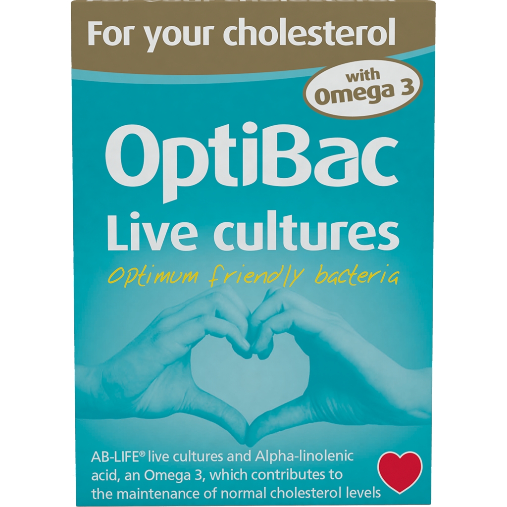 Men vi sinh Optibac Cholesterol giảm mỡ máu