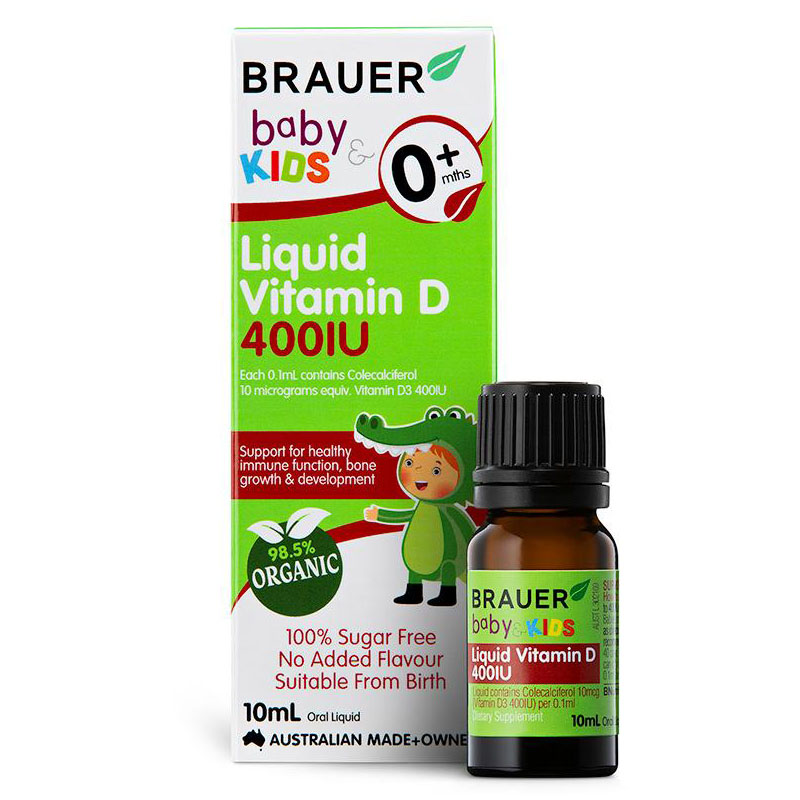 Vitamin D Brauer Baby & Kids Liquid 400IU