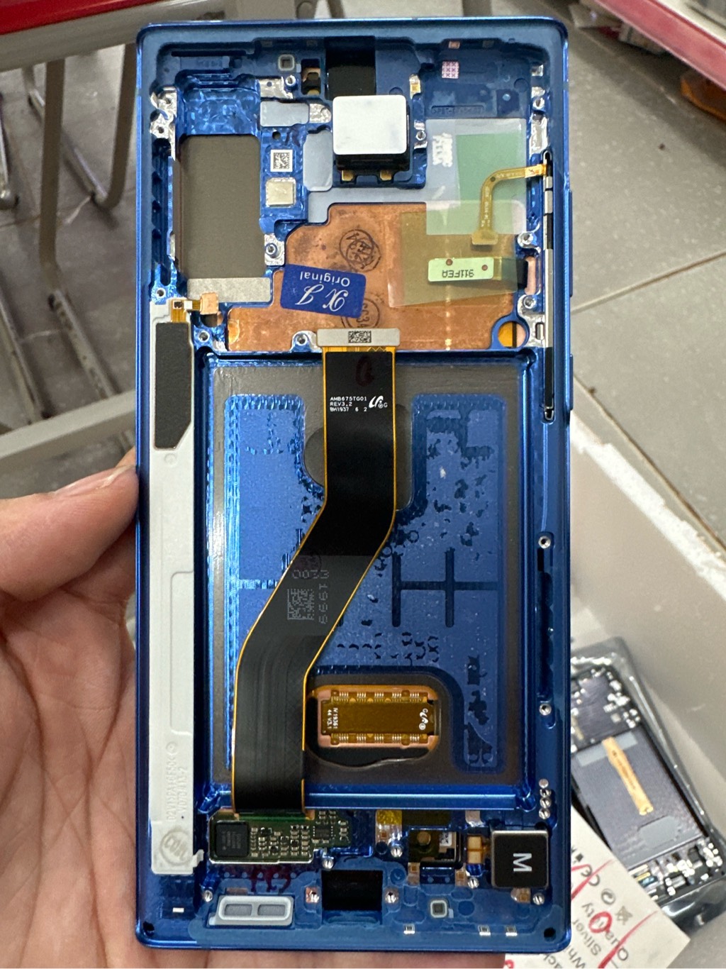 lcd-ss-note-10-plus-full-khung-xanh