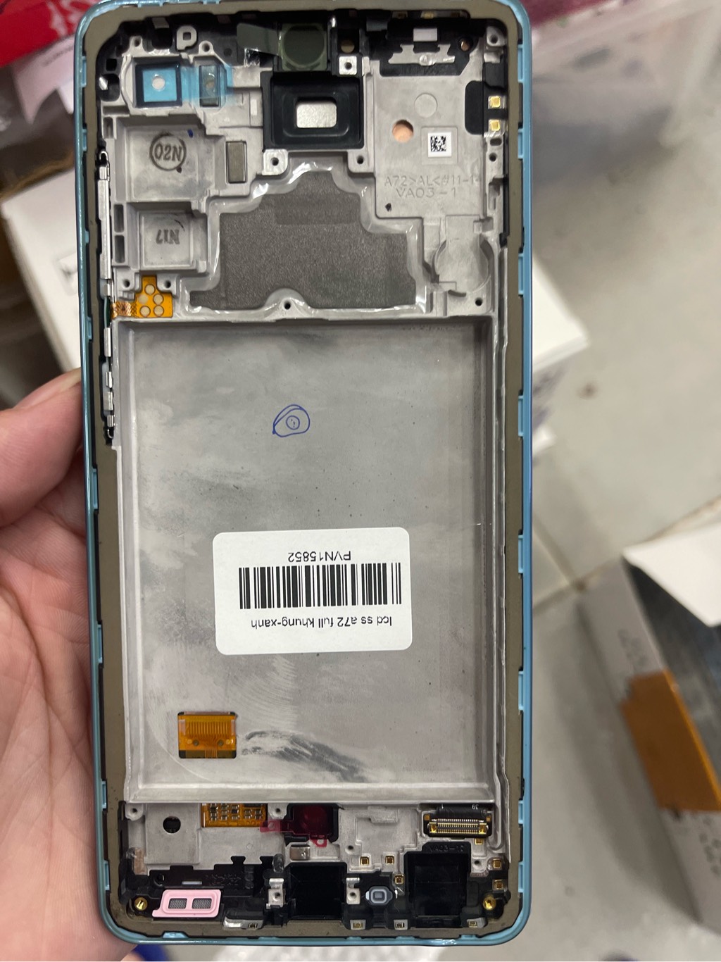 lcd-ss-a72-full-khung-xanh