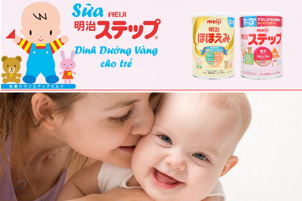 Sữa bột Meiji Nhật Bản được nhiều mẹ Việt lựa chọn cho trẻ sơ sinh