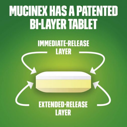 Viên uống Mucinex DM Expectorant & Cough Suppressant Mỹ 12 Hour 48 viên là sản phẩm được bào chế từ nhiều thành phần có chiết xuất từ thiên nhiên