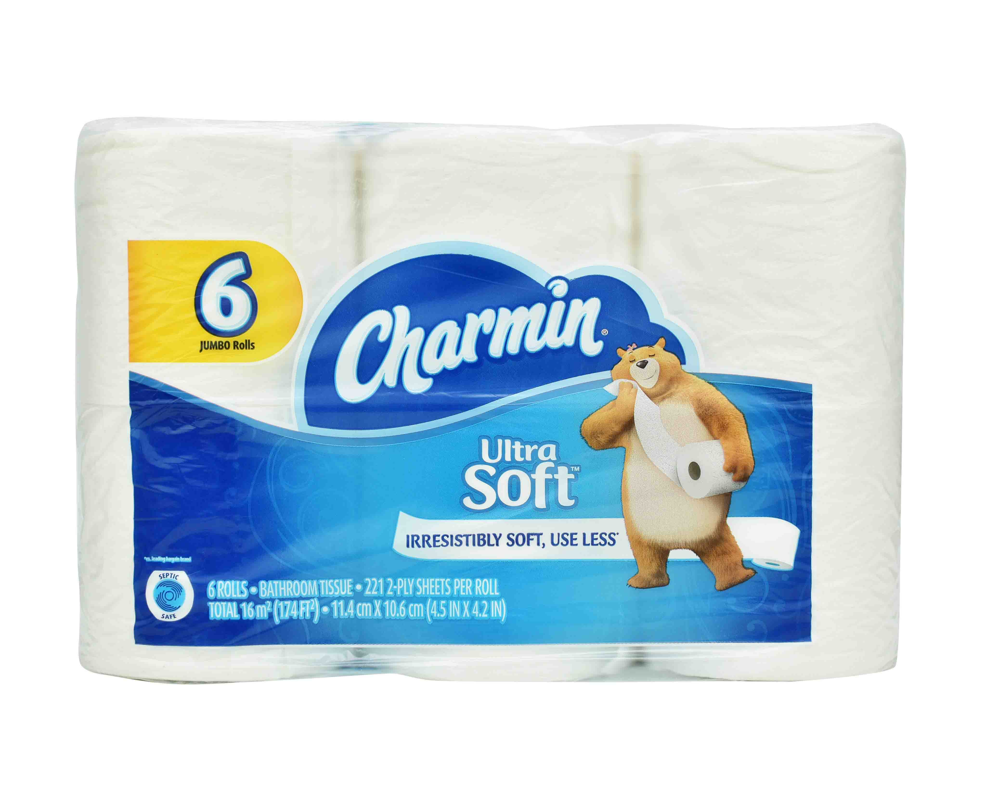 Khăn Giấy Vệ Sinh Charmin Ultra Soft Lốc 6 Cuộn - Mỹ - Bach Hóa CC